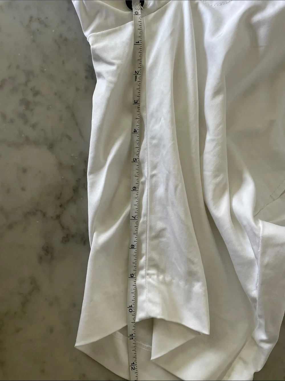 BANANA REPUBLIC Martin Fit White Bermuda Shorts with Back Flap Pockets 8